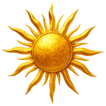 Gilded sun